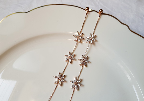 Snowflake Drop Earring Earring Possible Christmas 