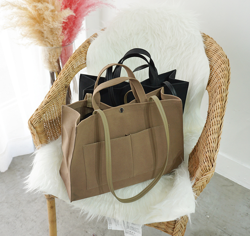 <b><p>Tumbler Suede Pocket Bag Diap Should Tote</p></b><b><p>タンブラースエードポケットバックおむつバッグショルダーバッグトートバッグデイリー旅行女性ビッグバッグ</p></b><br /><br /><p align='center'>