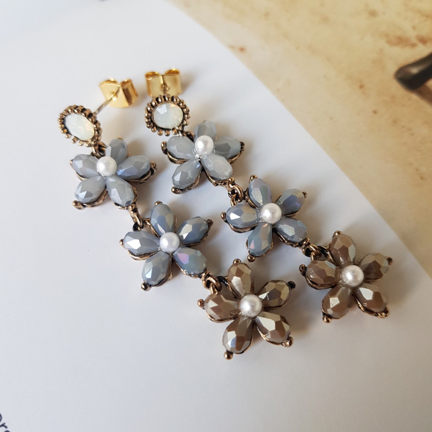 Wendy's Crystal Cubic Drop Earrings Customer