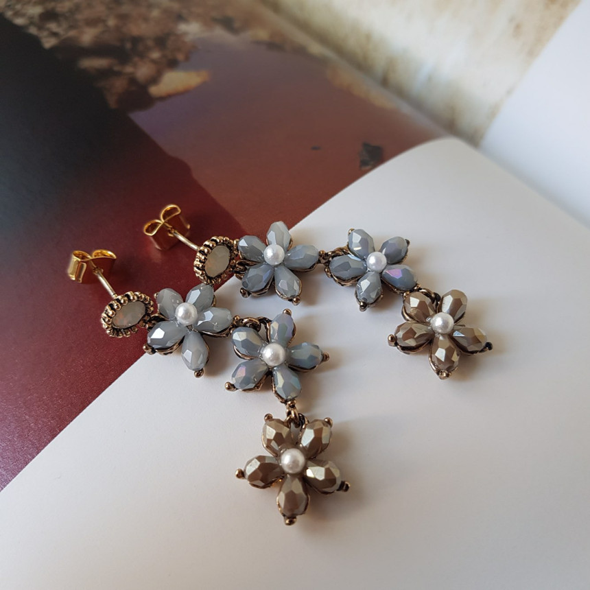 Wendy's Crystal Cubic Drop Earrings Customer