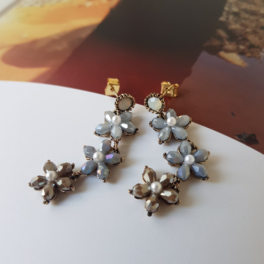 Wendy's Crystal Cubic Drop Earrings Customer