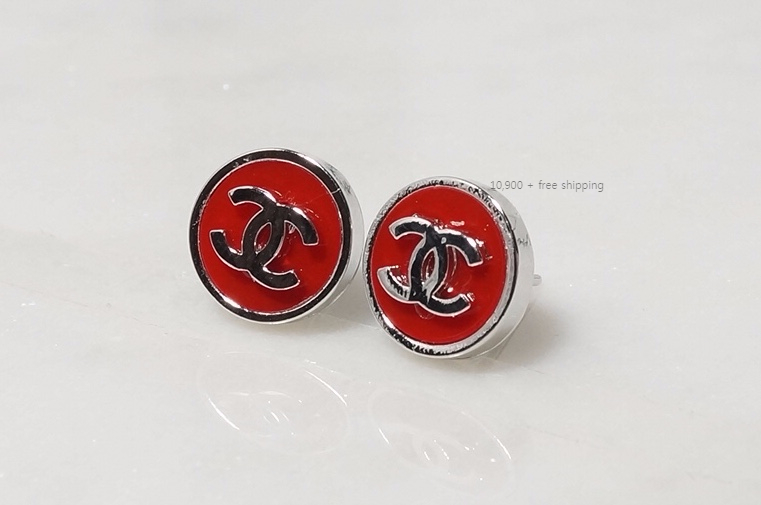 Round Base Logo CC Coco Earring feline Artificial 