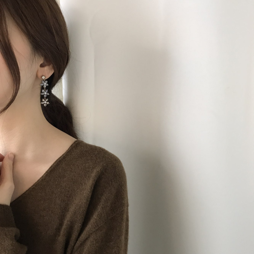 Wendy's Crystal Cubic Drop Earrings Customer