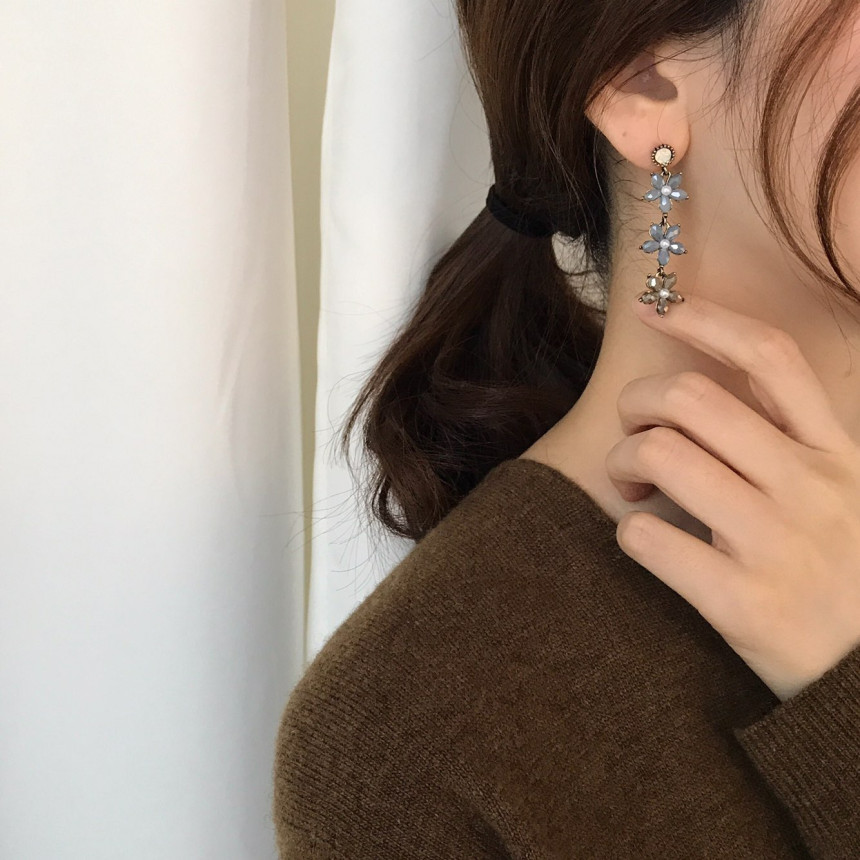 Wendy's Crystal Cubic Drop Earrings Customer