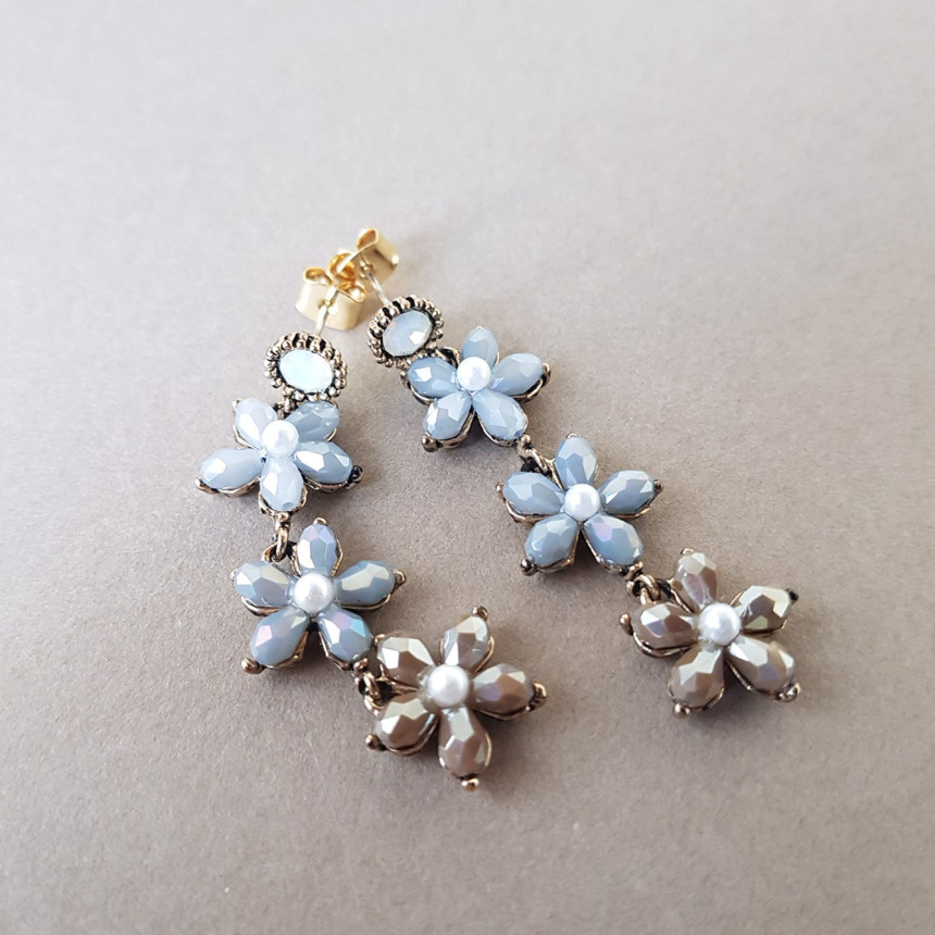 Wendy's Crystal Cubic Drop Earrings Customer