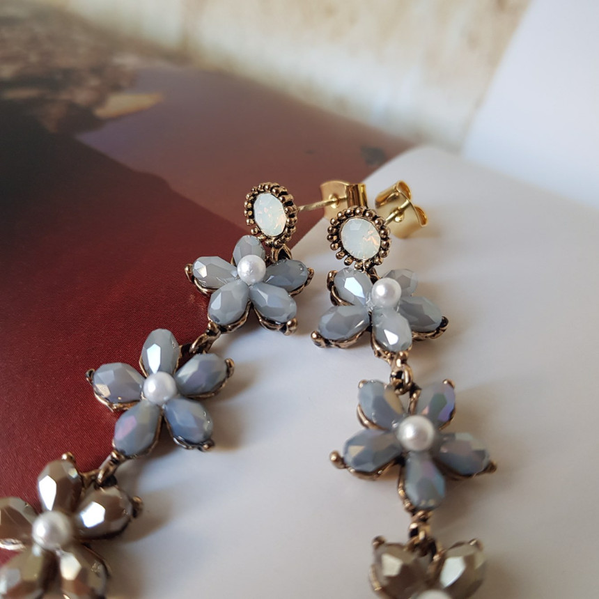 Wendy's Crystal Cubic Drop Earrings Customer