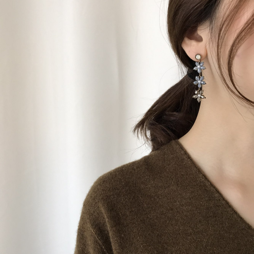 Wendy's Crystal Cubic Drop Earrings Customer