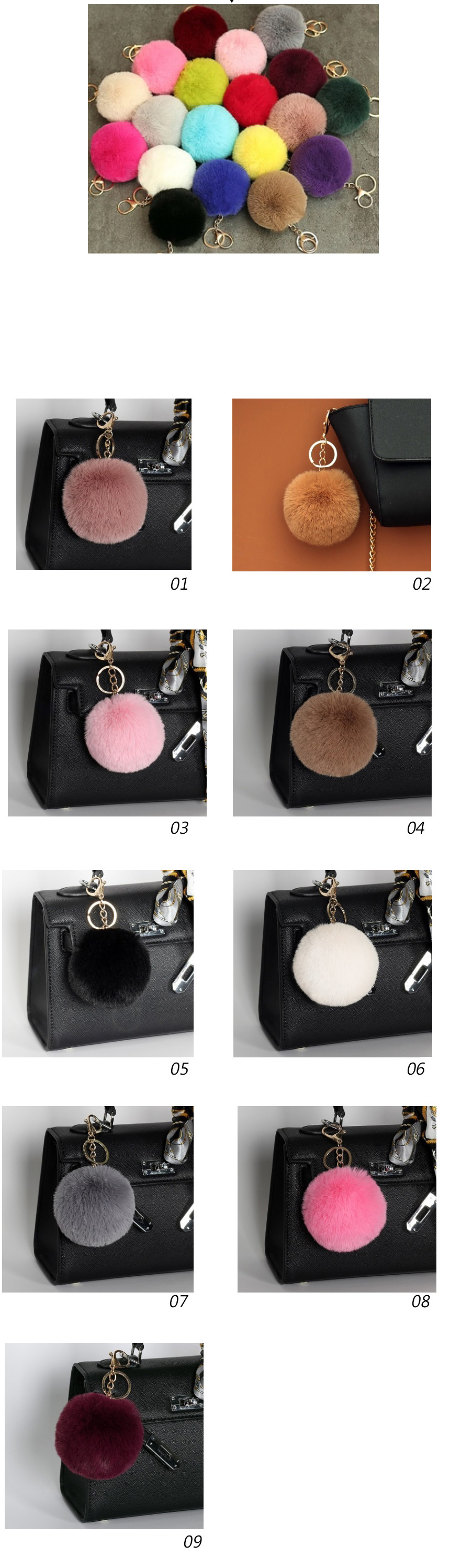 Popo Becky Bear Bear Key Holder Bezel Key Chain St