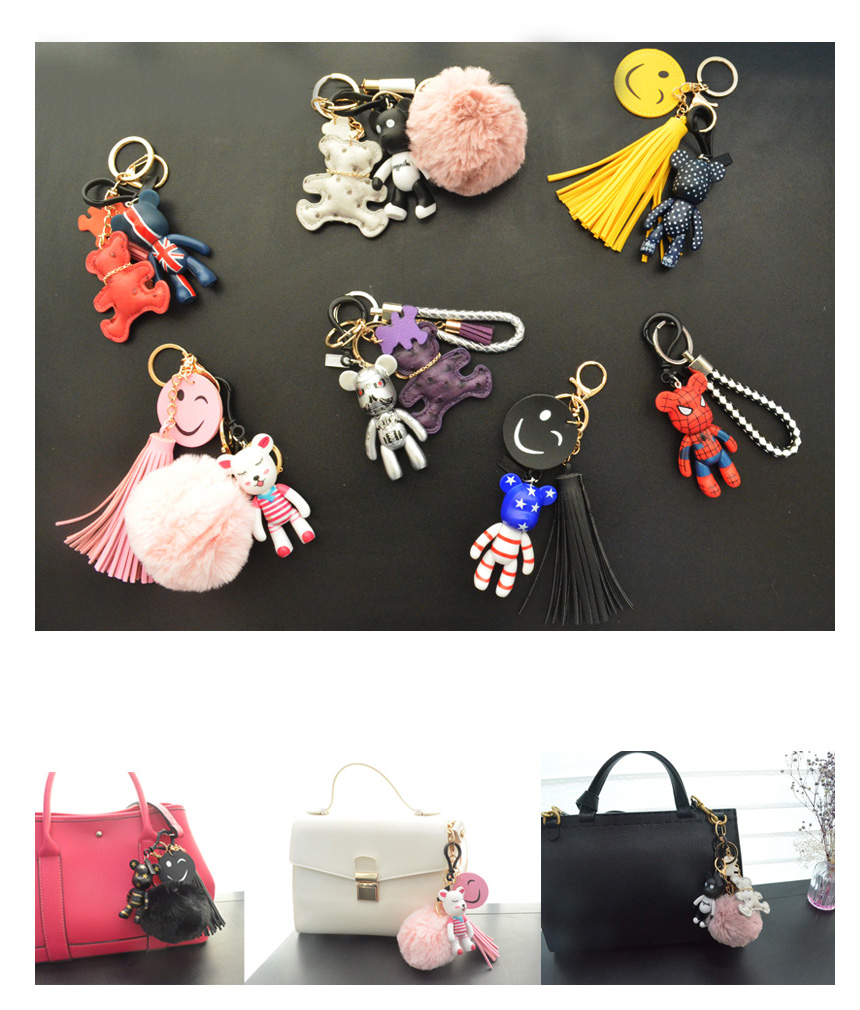 Popo Becky Bear Bear Key Holder Bezel Key Chain St