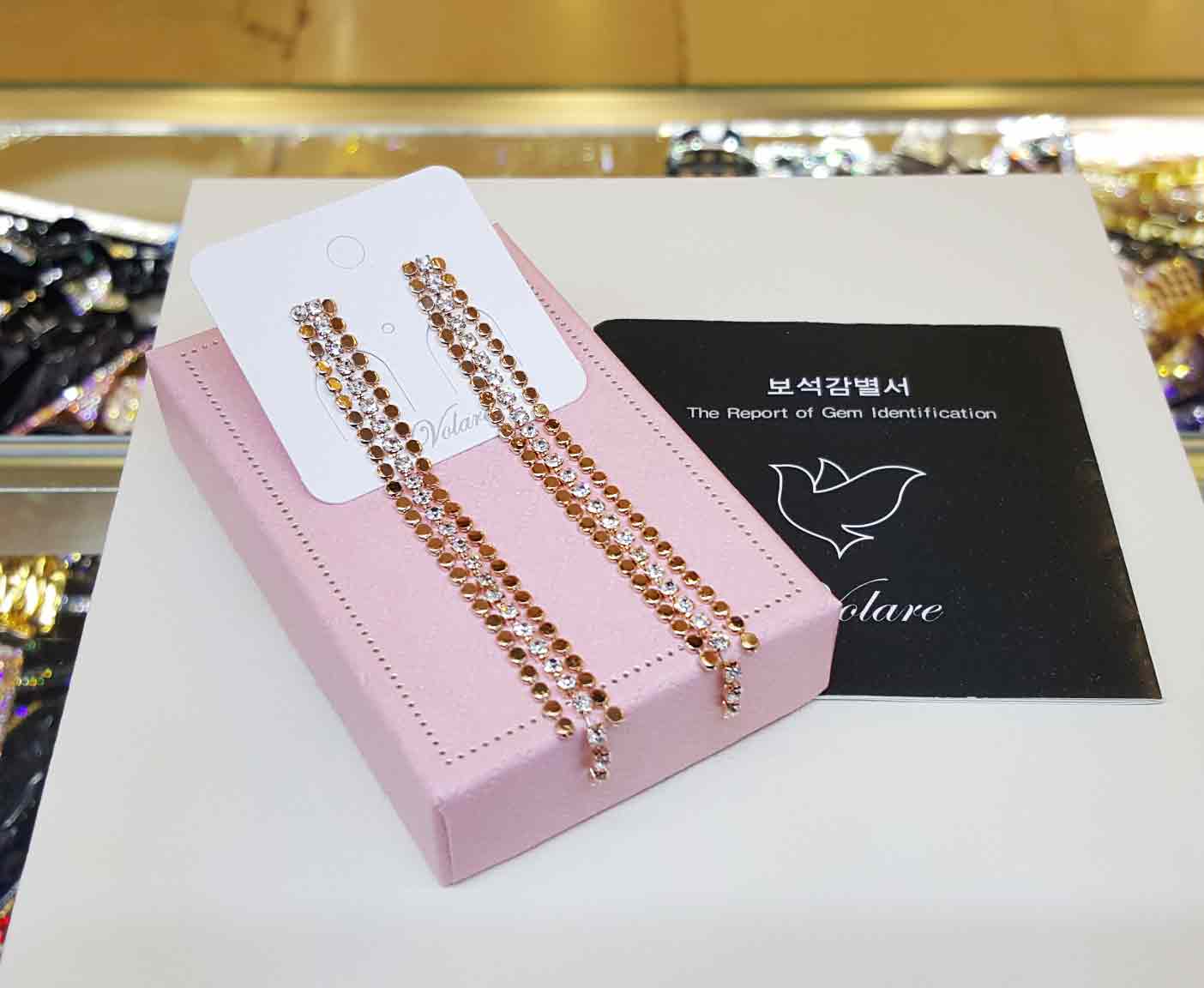 Volare Rebecca Jalan Long Earrings BRS066 Bold glo