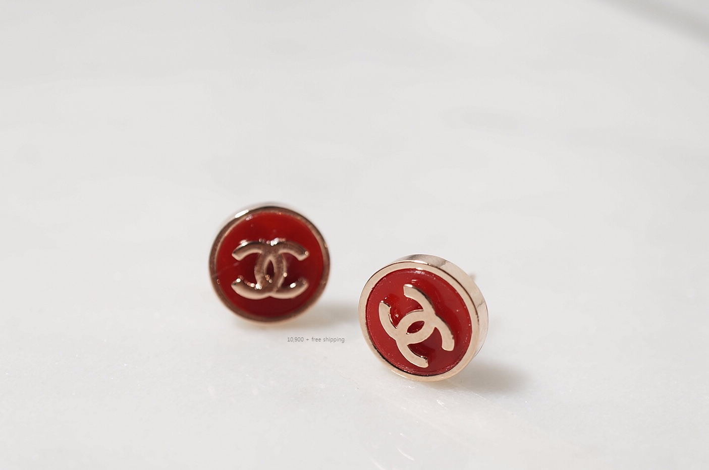 Round Base Logo CC Coco Earring feline Artificial 