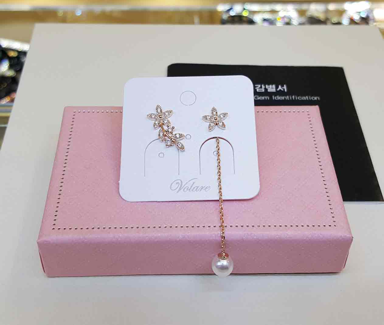 Volare Levy Piano Earring SPE307 Feminine style fe