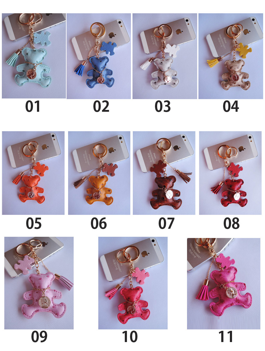 Popo Becky Bear Bear Key Holder Bezel Key Chain St