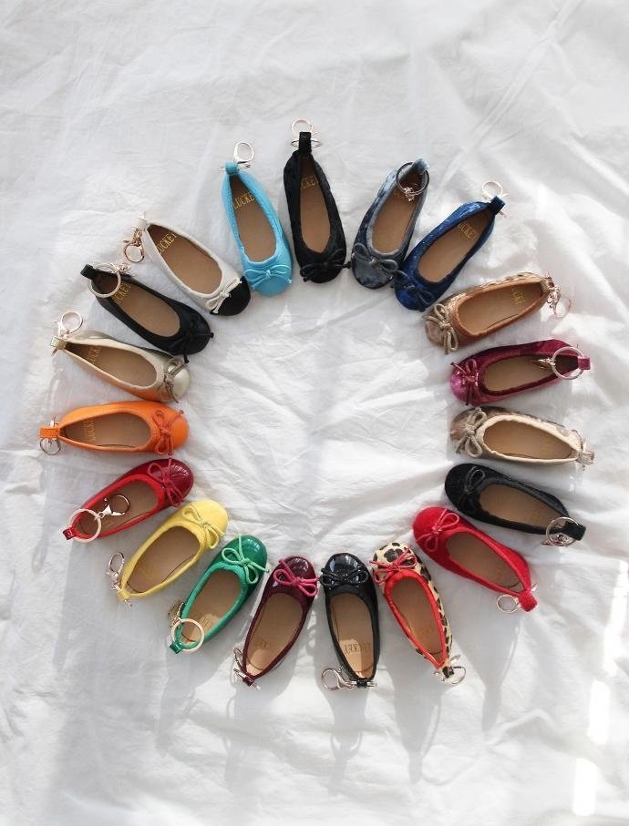 Flat keyring Simple accessory Feminine style Uniqu