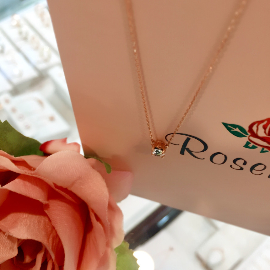 Rose Mont 14K Blue Sapphire Necklace RS0218