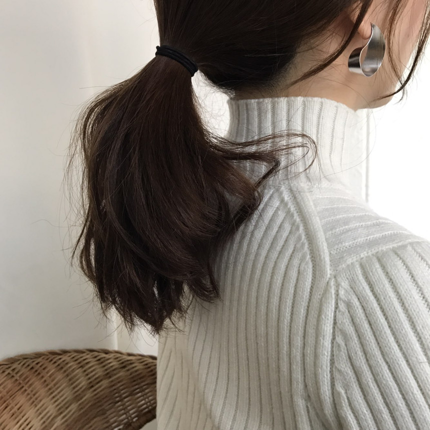 Modern Gold Silver Water Drop Shaped Earrings Fren