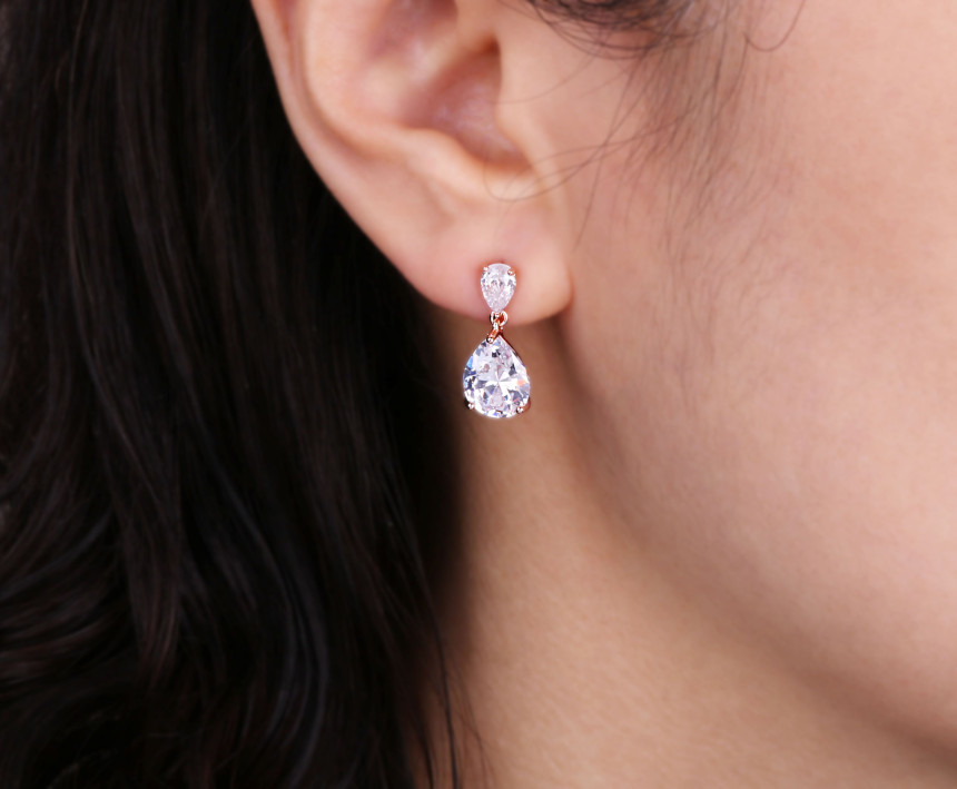 Volare Rosemary Drop Earrings SPE308 Office Look L