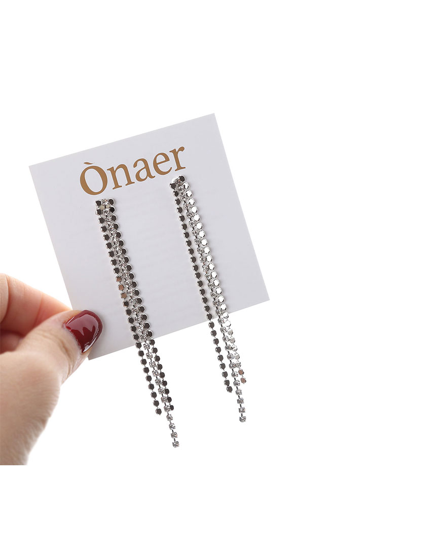 Bold Drop Earrings Antique Cubic Cubic Ears Daily 