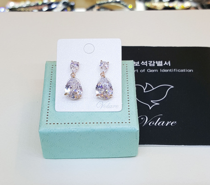 Volare Rosemary Drop Earrings SPE308 Office Look L