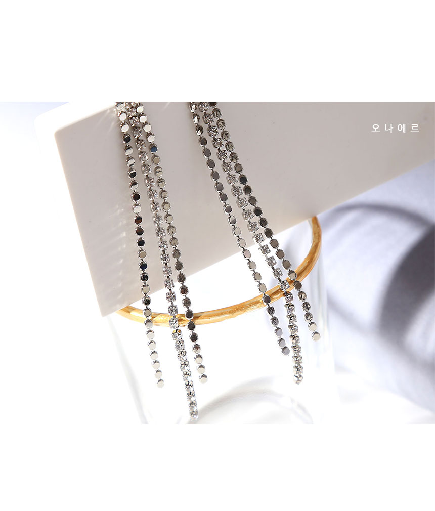 Bold Drop Earrings Antique Cubic Cubic Ears Daily 