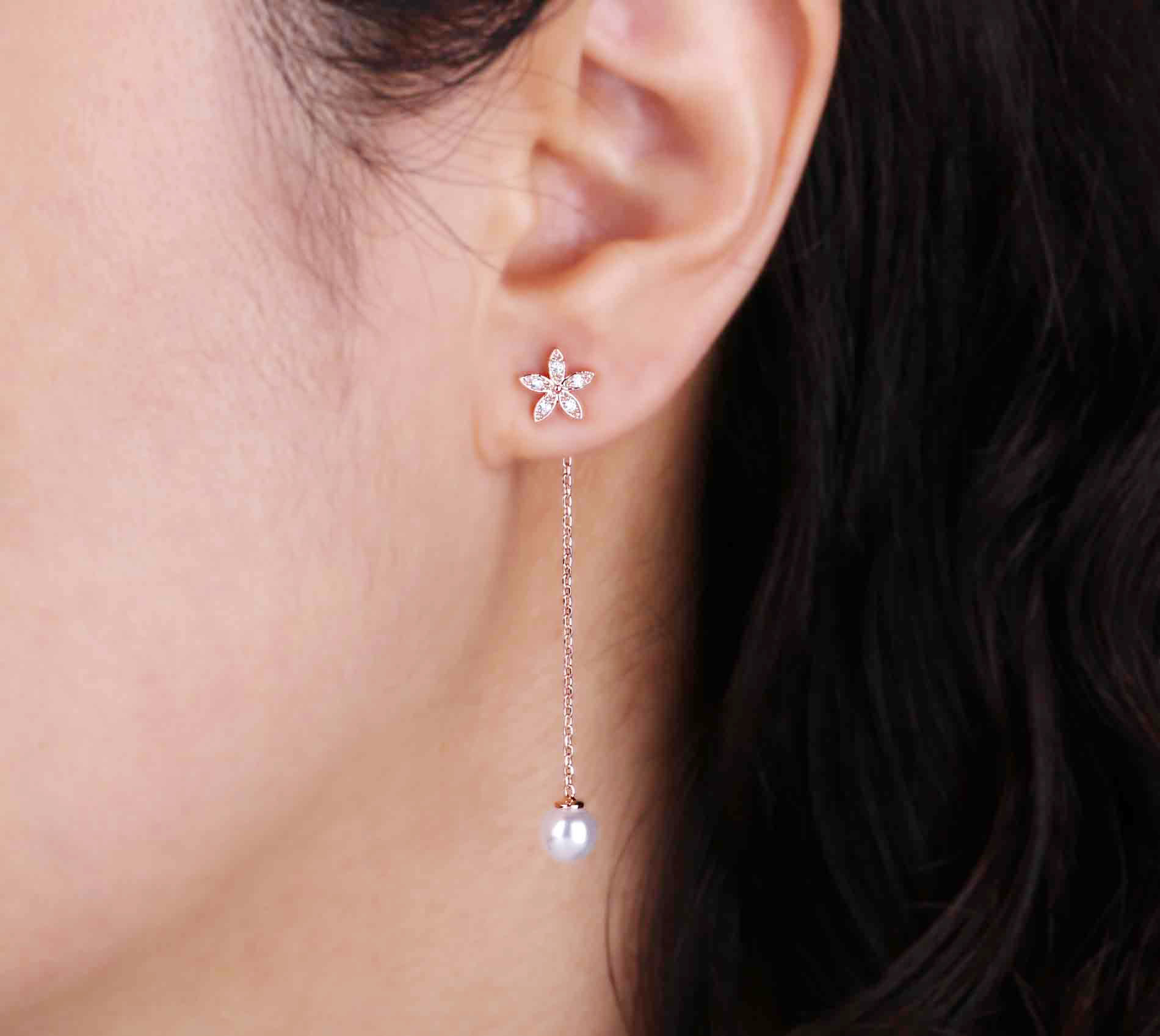 Volare Levy Piano Earring SPE307 Feminine style fe