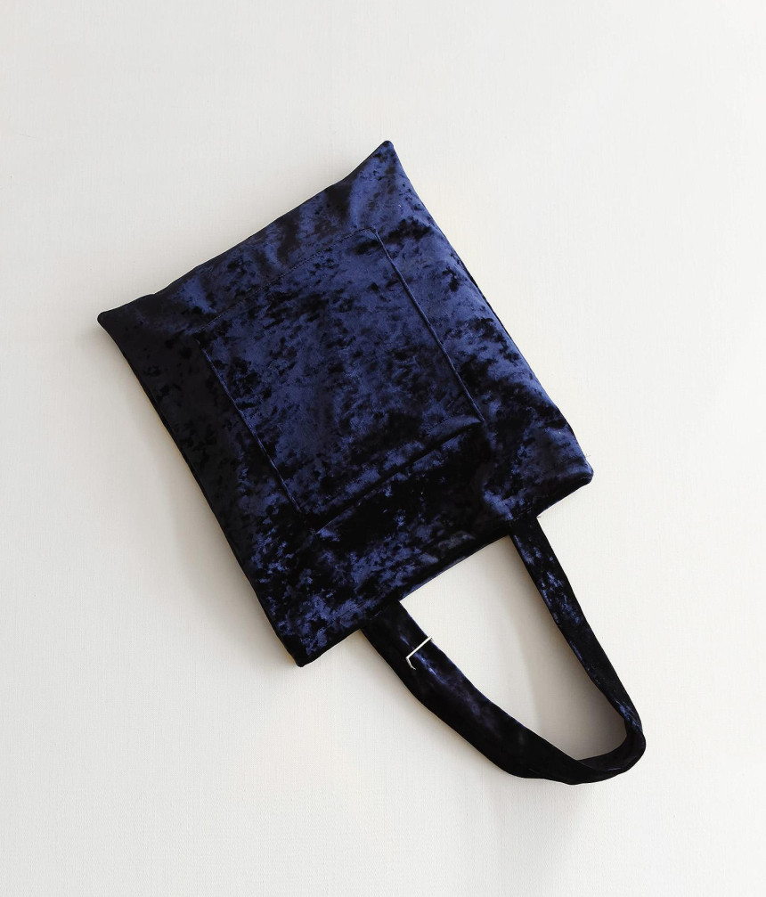 TOTE ECO SHOPPING TRAVEL Shinee Velvet Eco Bag 4CO