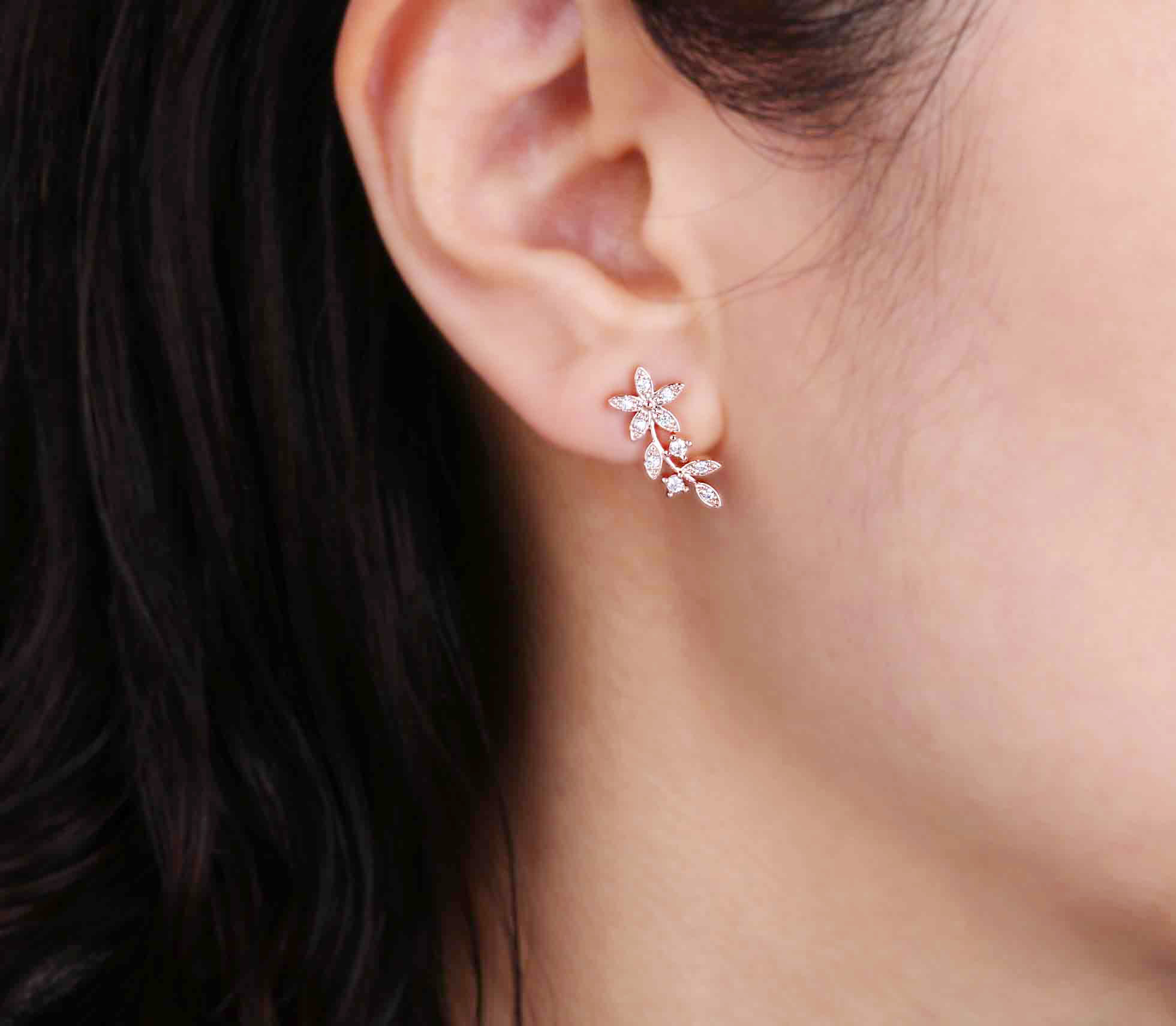 Volare Levy Piano Earring SPE307 Feminine style fe