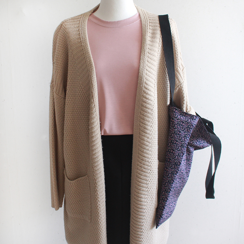 TOTE ECO SHOPPING TRAVEL Purple floral daily Eco B