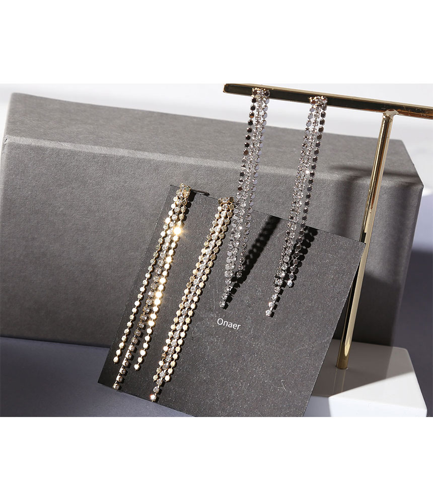 Bold Drop Earrings Antique Cubic Cubic Ears Daily 