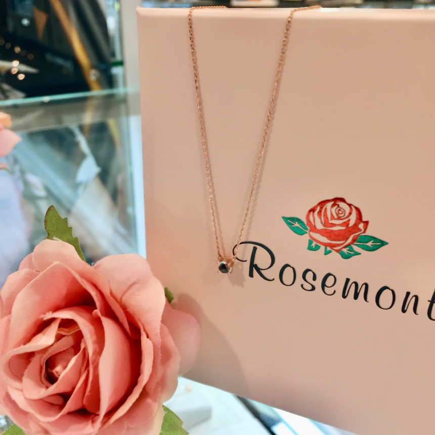 Rose Mont 14K Blue Sapphire Necklace RS0218