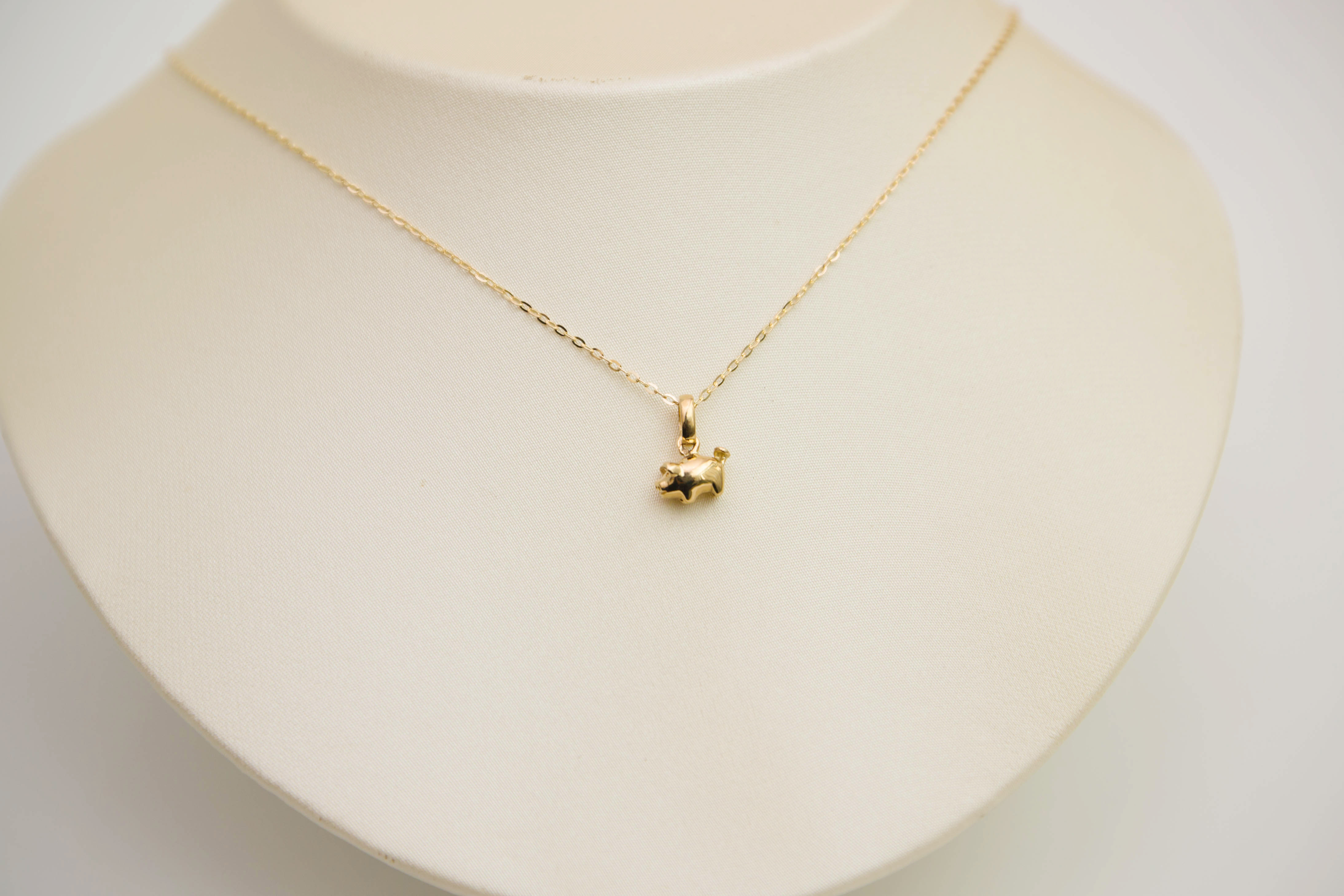 Soft pork necklace 14k gift 14k pendant Significan