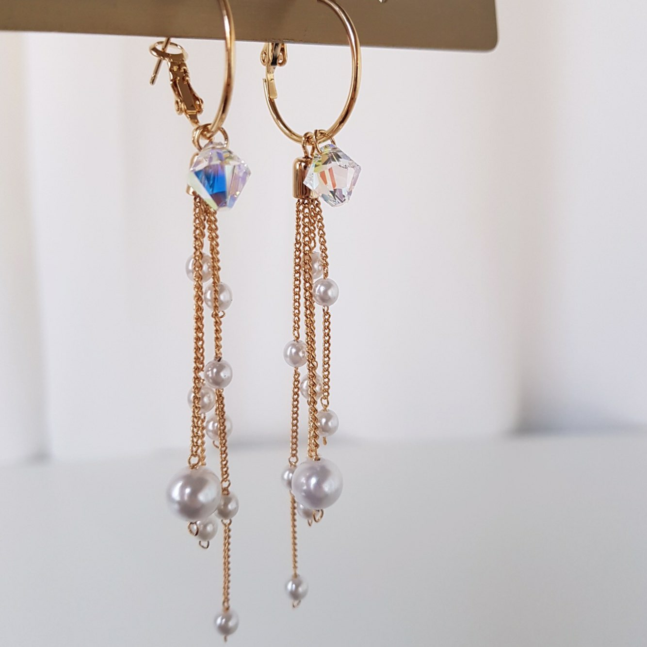 ElloSwal Pearl Drop Earrings Wedding Fashion Cheun