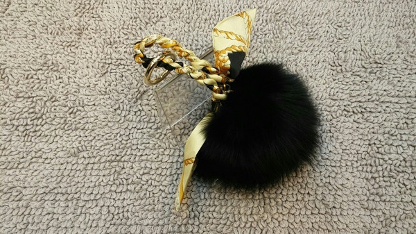 Fox Scarf Pom-Form 30's Women's Clothing Key