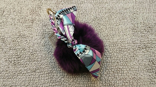 Fox Scarf Pom-Form 30's Women's Clothing Key