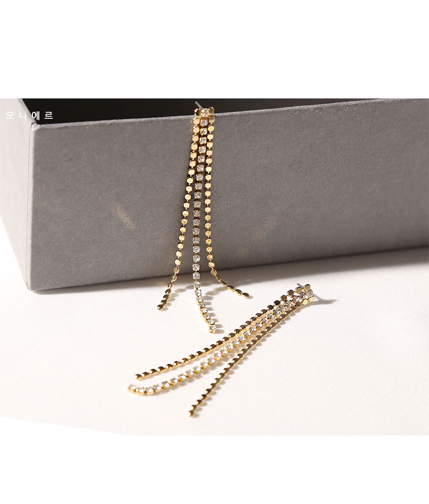 Bold Drop Earrings Antique Cubic Cubic Ears Daily 