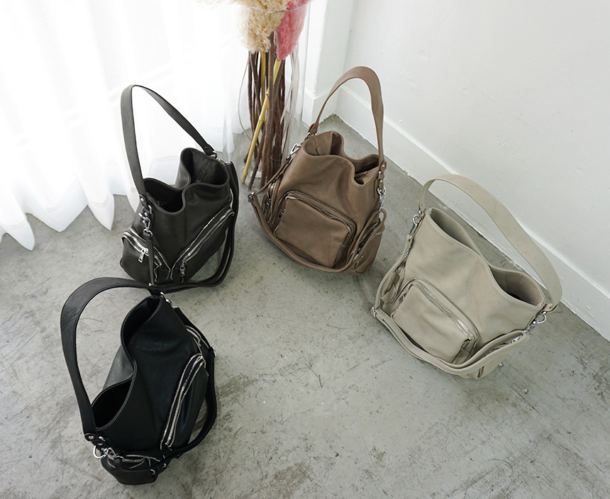 <b><p>Fastener pocket should bag 4color female</p></b><b><p>ファスナーポケットショルダーバッグ4color女性デイリーバックカジュアルバッグモダンな</p></b><br /><br /><p align='center'>