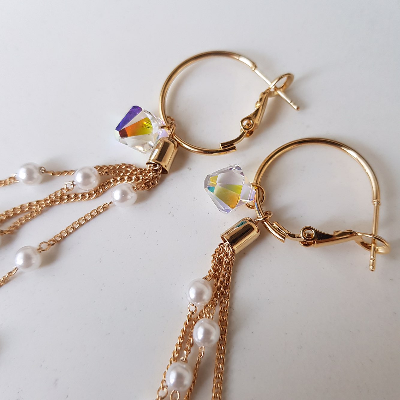 ElloSwal Pearl Drop Earrings Wedding Fashion Cheun