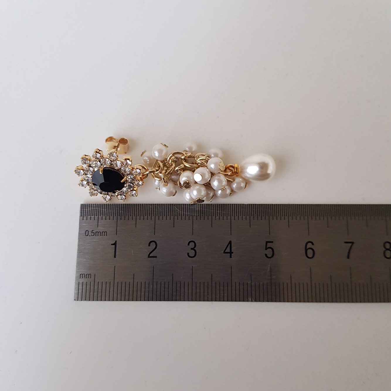 Shatin Swarovski Pearl Drop Earrings Customer Coor