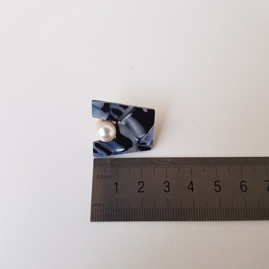 Honey pearl Hommage hoop earrings 4color Unusual a