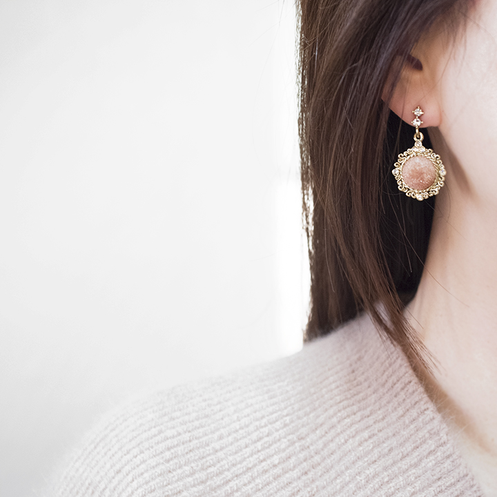 Glam Jewel Bold Drop Earrings Antique Winter Party