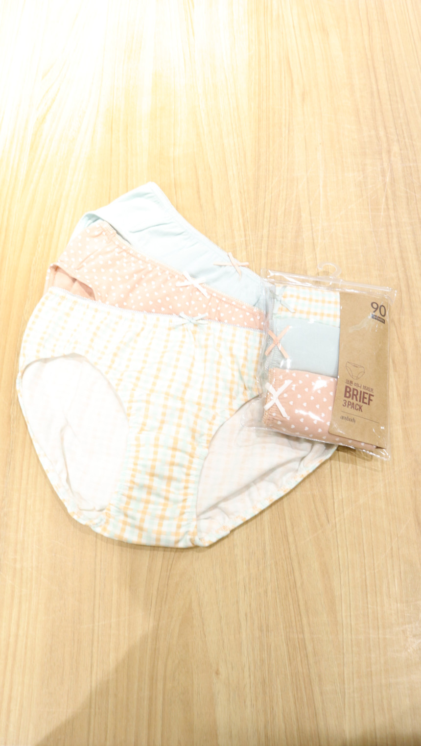 ANI Body Cotton Mini Brief Panties 3SET ANPD18S235
