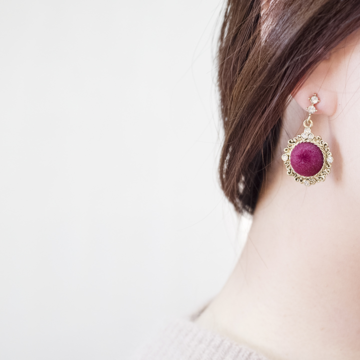 Glam Jewel Bold Drop Earrings Antique Winter Party