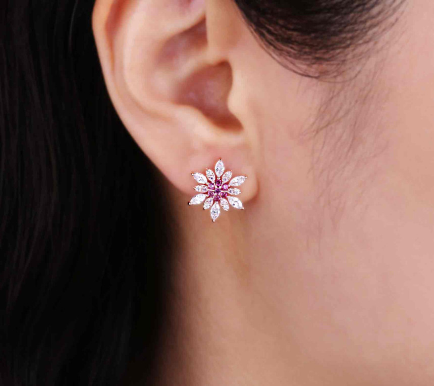 Volare lubi snow flake earrings SPE310 Elegantly r