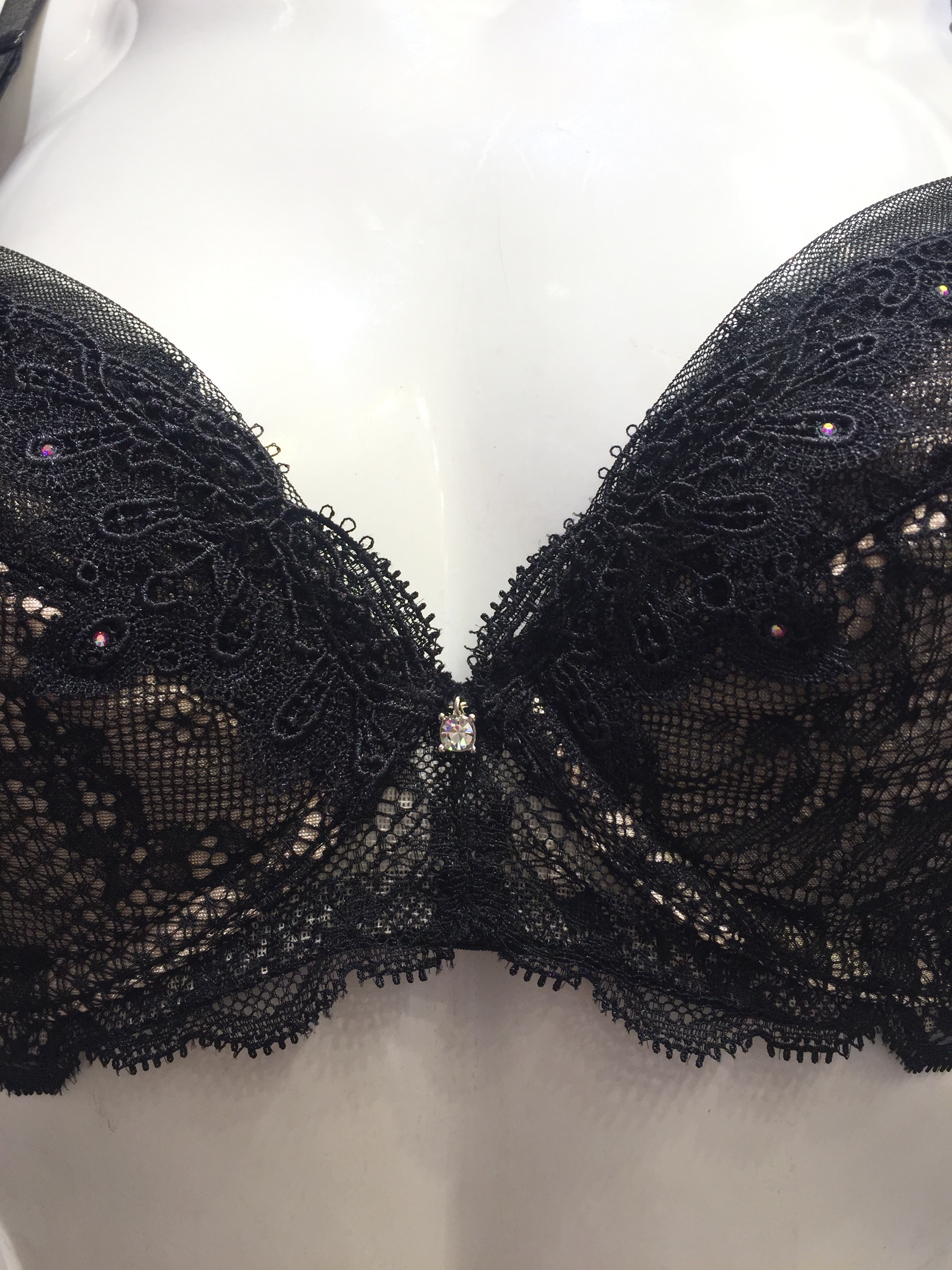 Shining See-through Full Cup Bra A ~ D Cup VBRZ006