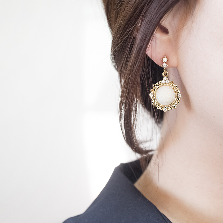 Glam Jewel Bold Drop Earrings Antique Winter Party