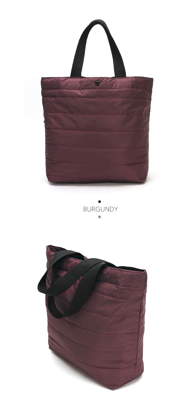 TOTE ECO SHOPPING TRAVEL Rlovestyle 패딩 에코백