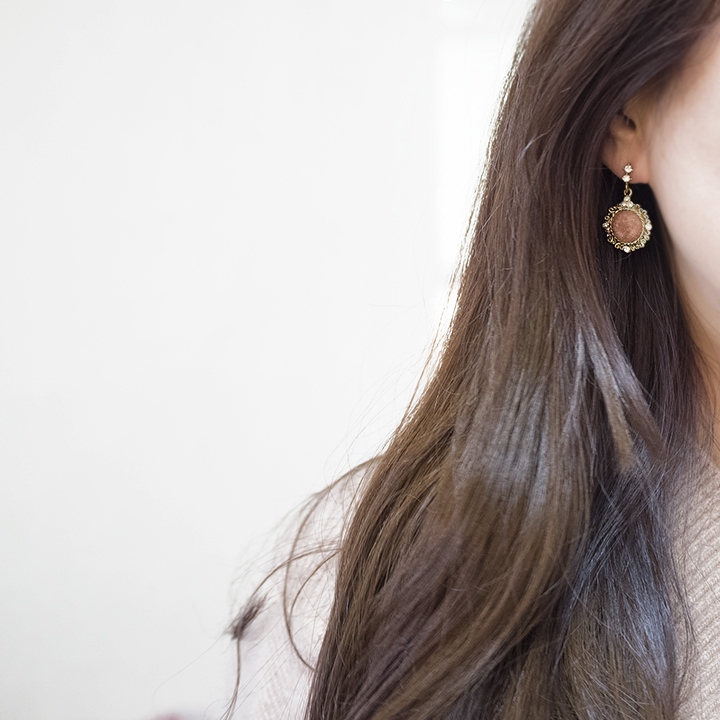 Glam Jewel Bold Drop Earrings Antique Winter Party