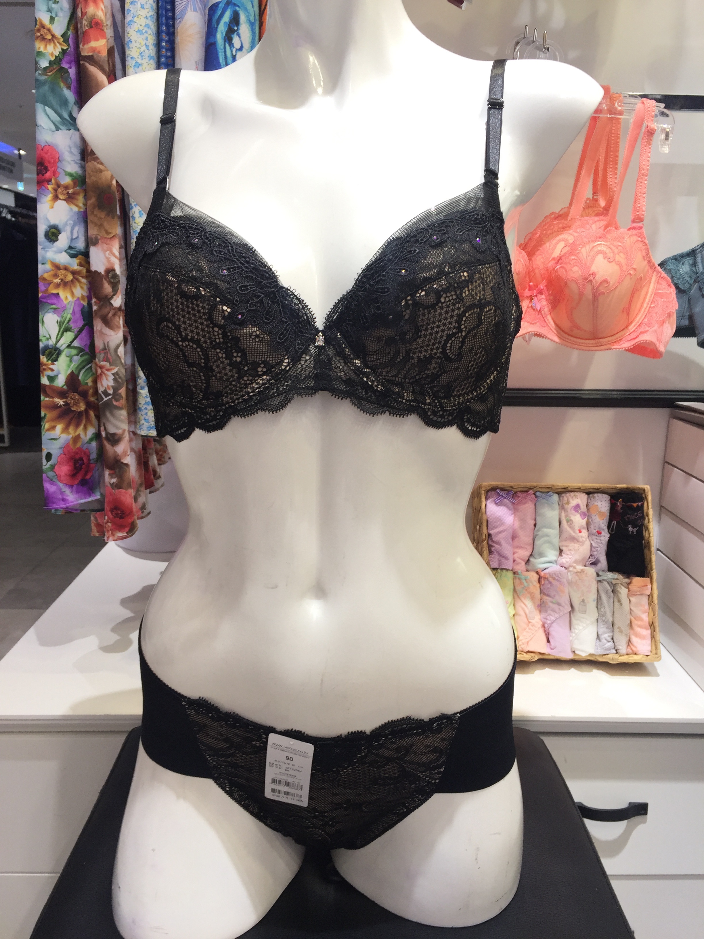 Shining See-through Full Cup Bra A ~ D Cup VBRZ006