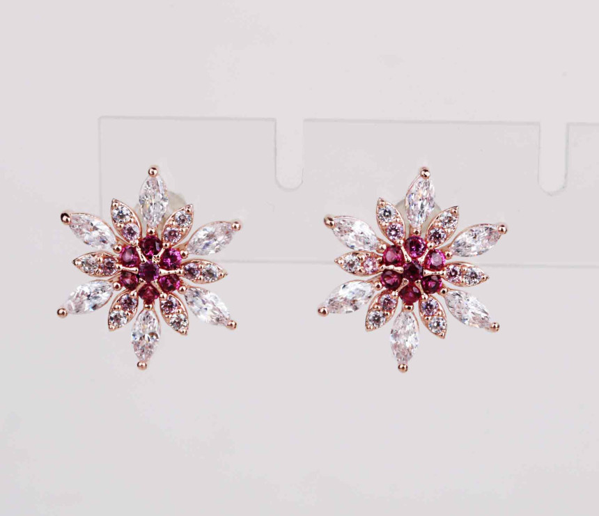 Volare lubi snow flake earrings SPE310 Elegantly r