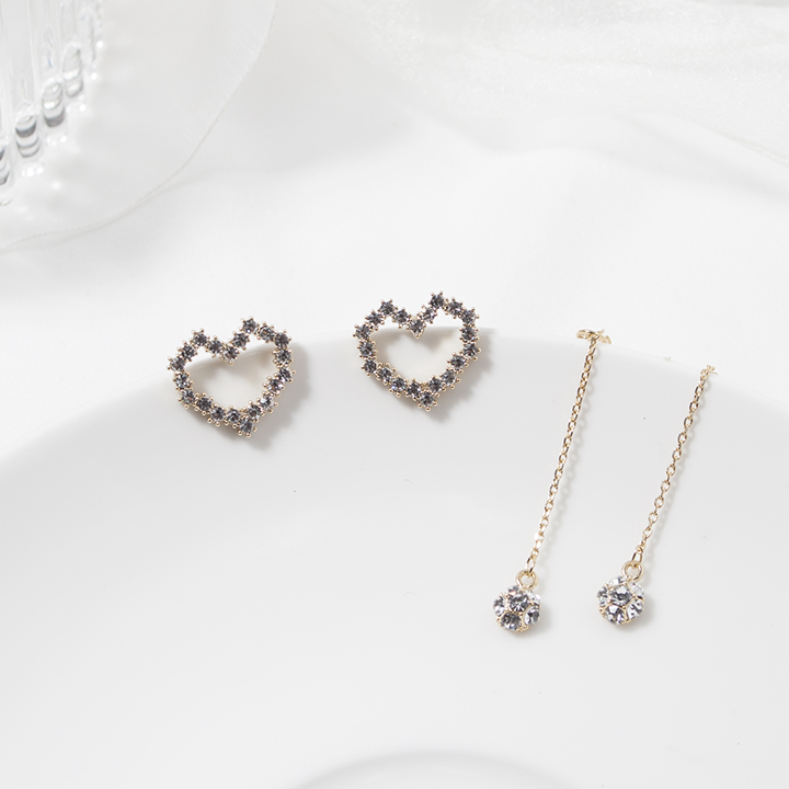 Glam Jewel Bold Drop Earrings Antique Winter Party